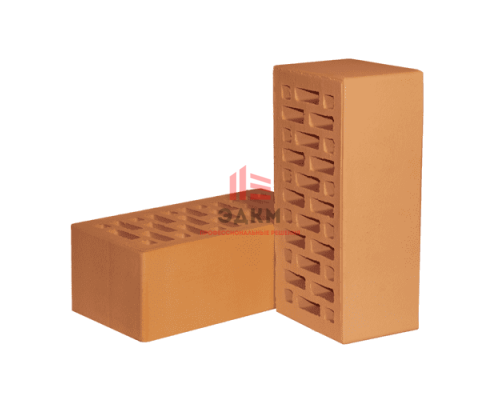 Кирпич облицовочный 1,4НФ Абрикосовый гладкий Голицыно