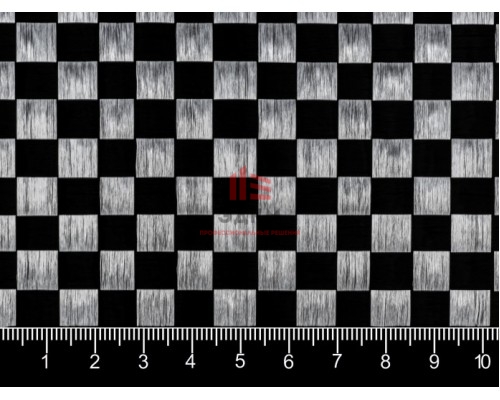 Углеткань Шашка 8 мм Plain, 200 гр/м2, Н= 100 см