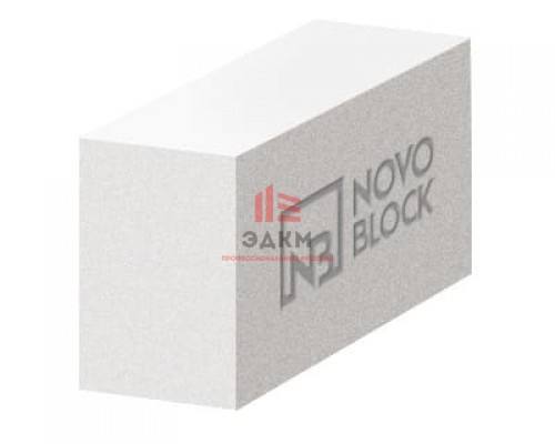 Блок газобетонный стеновой D600 NOVOBLOCK B3,5 625х125х250мм