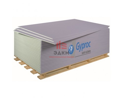 Гипсокартонный лист Gyproc А Aku-line звукоизоляционный 2500х1200х12,5 мм