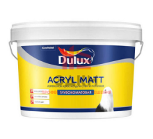 Латексная краска для стен и потолков Dulux Acryl Matt | Дюлакс Акрил Мат глубоко-матовая 2,5 л