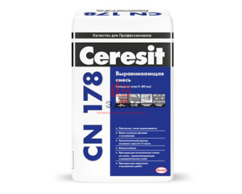 Ceresit CN 178 / Церезит смесь легко выравнивающаяся 25 кг