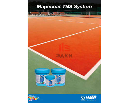 Цветное вододисперсионное покрытие на основе акриловой смолы Mapecoat TNS Finish