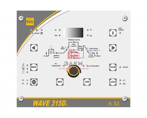 Аппарат аргонодуговой сварки HUGONG WAVE 315D III AC/DC (с БЖО и тележкой)