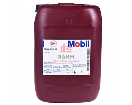 Оригинальное масло MOBIL DTE OIL 27, канистра 20л.