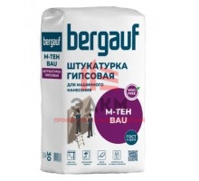 Штукатурка механизированная гипсовая Bergauf M-Teh Bau 30 кг