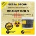 Декоративная штукатурка Dessa Decor Фианит Gold для имитации песчаной поверхности цвет золото 0.9 кг