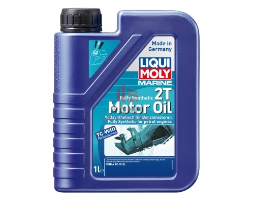 Синтетическое моторное масло для водной техники Marine Fully Synthetic 2T Motor Oil 1л