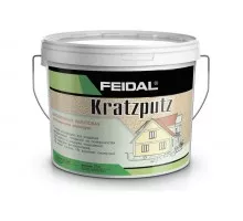 Декоративная штукатурка шуба под терку Kratzputz 25 кг Feidal