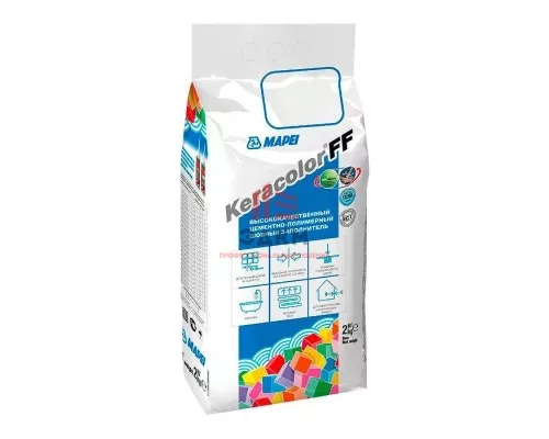 Затирка Mapei Keracolor FF №120 чёрная 2 кг