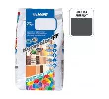 Затирка MAPEI Keracolor FF 114 антрацит 2 кг