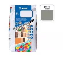 Затирка MAPEI Keracolor FF 112 серая 2 кг