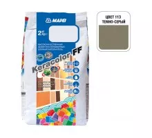 Затирка MAPEI Keracolor FF 113 тёмно-серая 2 кг