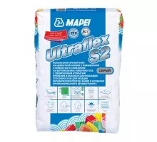 Клей Mapei Ultraflex S2 для плитки и камня серый 25 кг