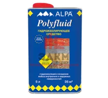 Alpa Polyfluid / Альпа Полифлюид профессиональная гидроизоляция 1 л